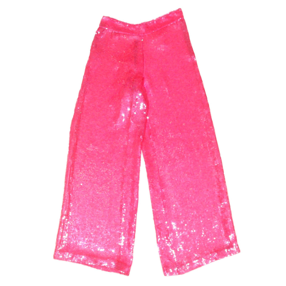 Anna Molinari Paire de Pantalon en Soie en Rose/pink