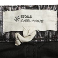 Isabel Marant un pantalon en velours côtelé avec motif de points
