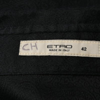 Etro Top Cotton in Black