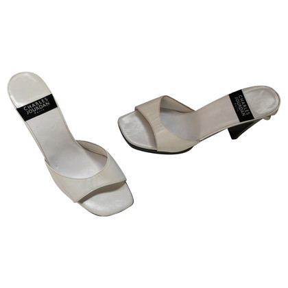 Charles Jourdan Sandals Leather in White