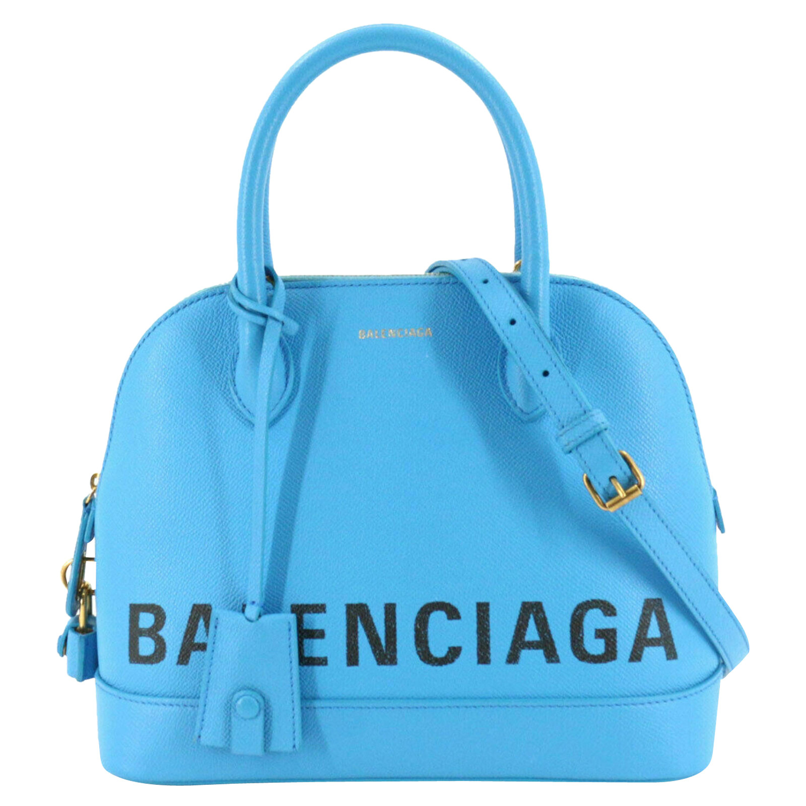 Balenciaga Ville Top Handle Leather in Turquoise - Second Hand Balenciaga  Ville Top Handle Leather in Turquoise buy used for 990€ (5813151)