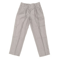 Armani Paire de Pantalon en Lin en Gris