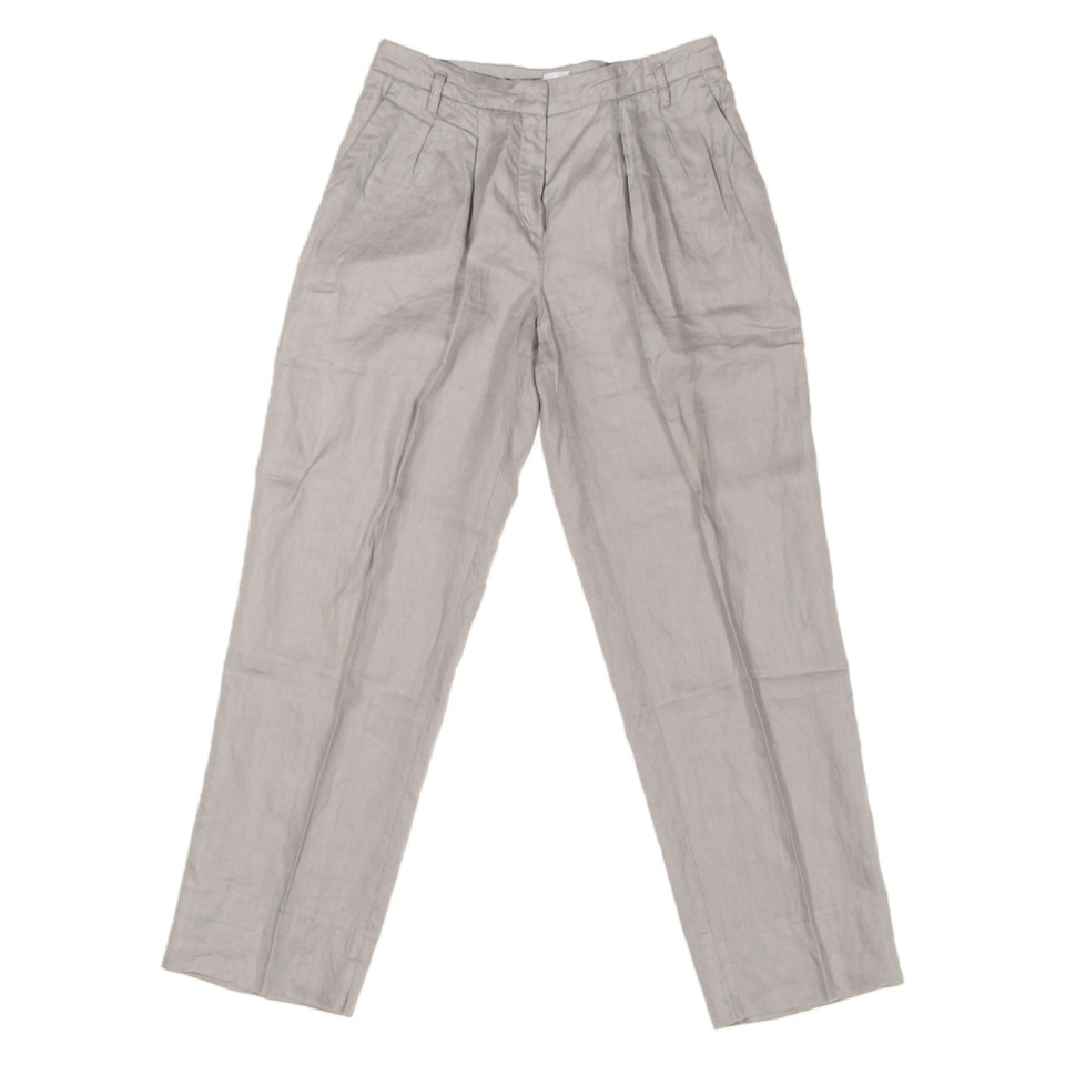 Armani Paire de Pantalon en Lin en Gris