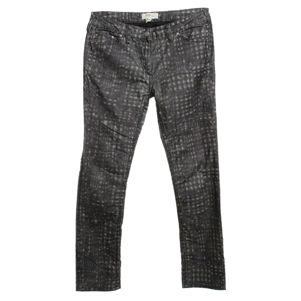 Isabel Marant Corduroy broek met puntenpatroon