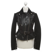 Mc Q Alexander Mc Queen Jacket/Coat Leather in Black