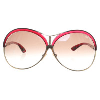 Tom Ford Sonnenbrille "Valesca" in Rot