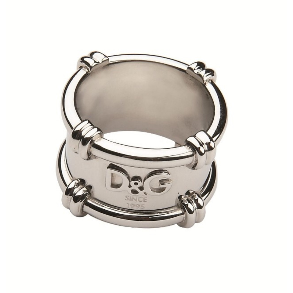 D&G Silberfarbener Ring