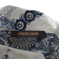Roberto Cavalli top in seta con stampa