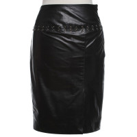 Laurèl Leather pencil skirt