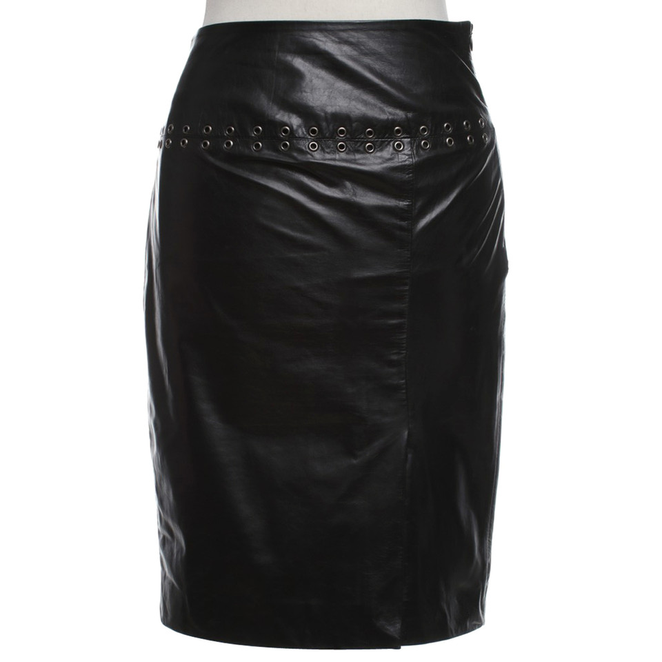 Laurèl pencil skirt in pelle