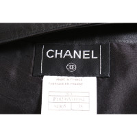 Chanel Broeken Leer in Zwart