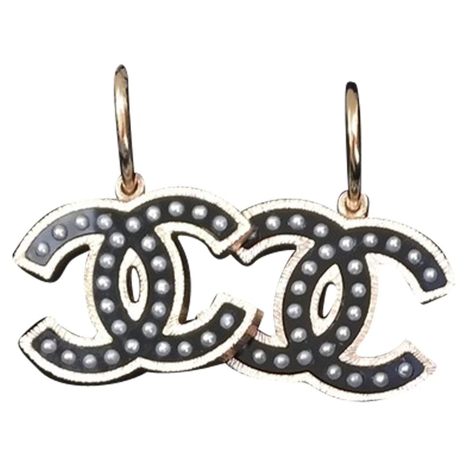 Chanel Boucle d'oreille en Doré