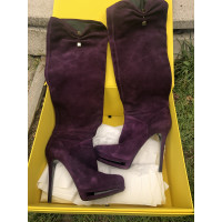 Le Silla  Boots Suede in Violet