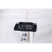 Armani Jeans Top Linen in White