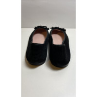 Pretty Ballerinas Slipper/Ballerinas aus Wildleder in Schwarz