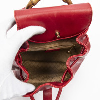 Gucci Sac à dos en Cuir en Rouge