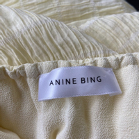 Anine Bing Kleid aus Viskose in Gelb