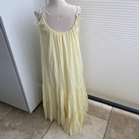 Anine Bing Kleid aus Viskose in Gelb