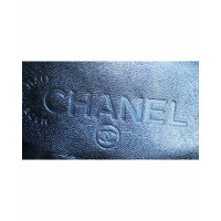 Chanel Sandalen aus Leder in Blau