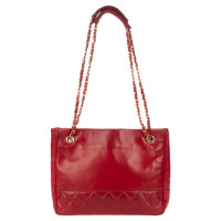 Chanel Tote bag Leather in Red