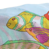Hermès Cloth with fish print