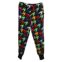Moschino trousers with houndstooth pattern