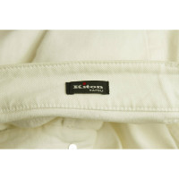Kiton Paire de Pantalon en Coton en Blanc