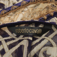 Roberto Cavalli camicetta di seta con motivi belle