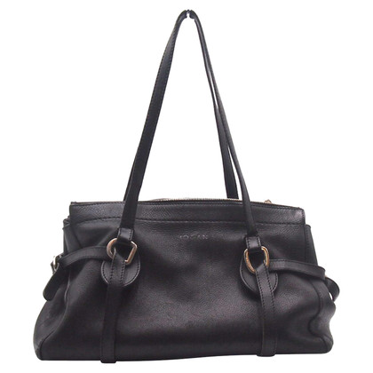 Hogan Shopper Leather in Black