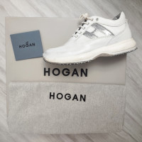 Hogan Sneaker in Pelle in Bianco