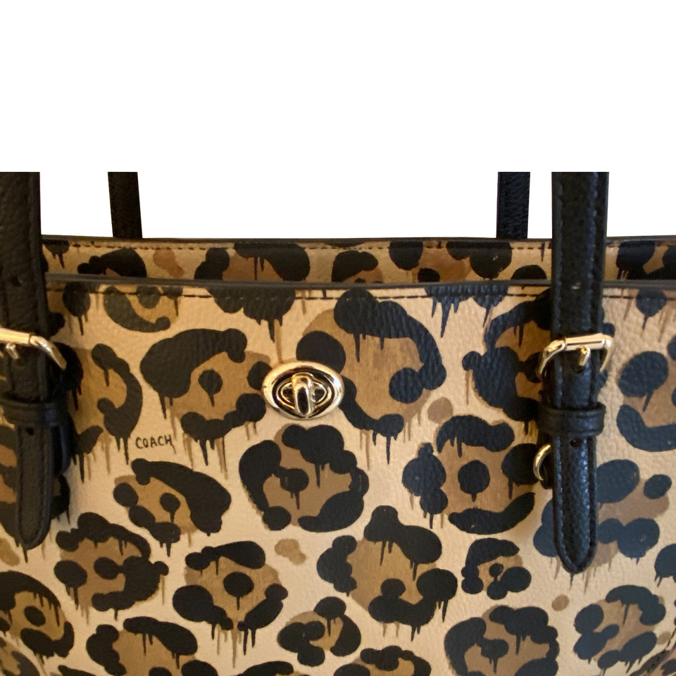 Coach Tote bag in Pelle in Marrone