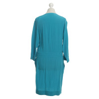 Bruuns Bazaar zijden jurk in Turquoise