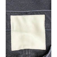 Mother Jeans aus Baumwolle in Schwarz