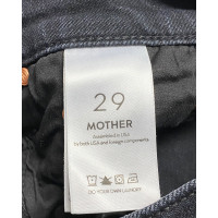 Mother Jeans aus Baumwolle in Schwarz