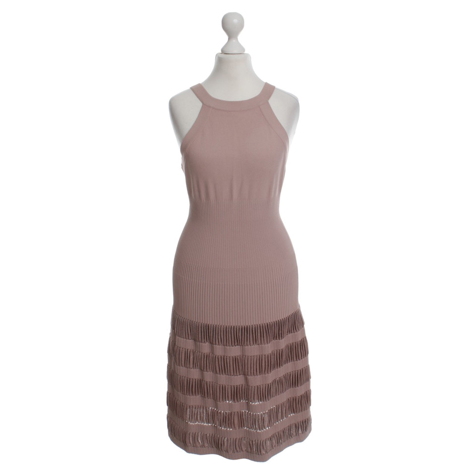 Alaïa Dress with ribbed knit structure