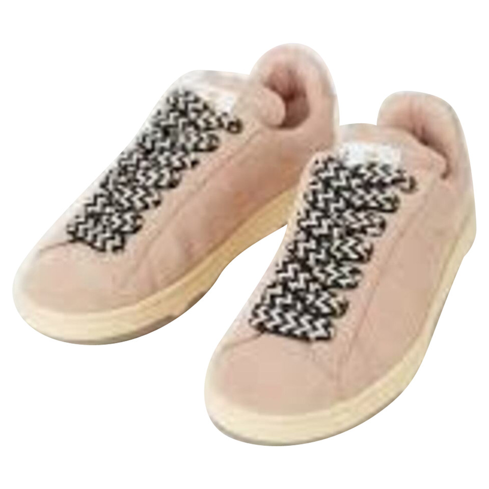 Lanvin Sneakers aus Wildleder in Rosa / Pink