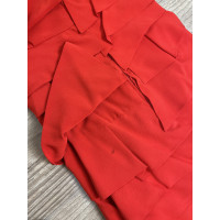 Gianni Versace Kleid aus Seide in Rot