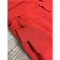 Gianni Versace Kleid aus Seide in Rot