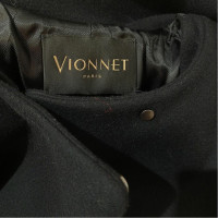 Vionnet Jacke/Mantel aus Wolle in Schwarz