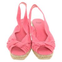 Castañer Chaussures compensées en Rose/pink
