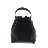 Sophie Hulme Handtasche aus Leder in Schwarz