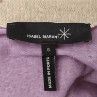 Isabel Marant Camicia in lino in beige / viola