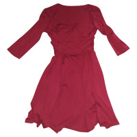 Twin Set Simona Barbieri Robe en Viscose en Bordeaux