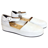 Robert Clergerie Slippers/Ballerinas Leather in White