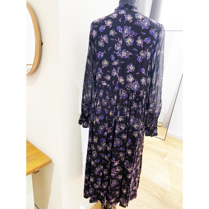 Ganni Kleid aus Viskose in Violett