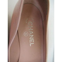 Chanel Slippers/Ballerinas Leather in Nude
