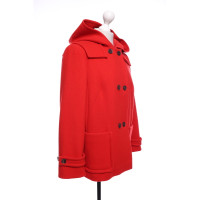 Jil Sander Jacket/Coat Wool in Red