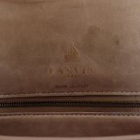 Lanvin Handtasche aus Leder in Beige