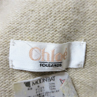 Chloé Schal/Tuch aus Wolle in Beige