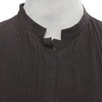 Akris Zijden blouse in bruin
